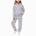 thumbnail image 1 of 3-4 Years Child Boys Girls Pajamas Pjs Sets Kids 2pcs Long-Sleeve Snug fit Home Pajama Set, 1 of 4