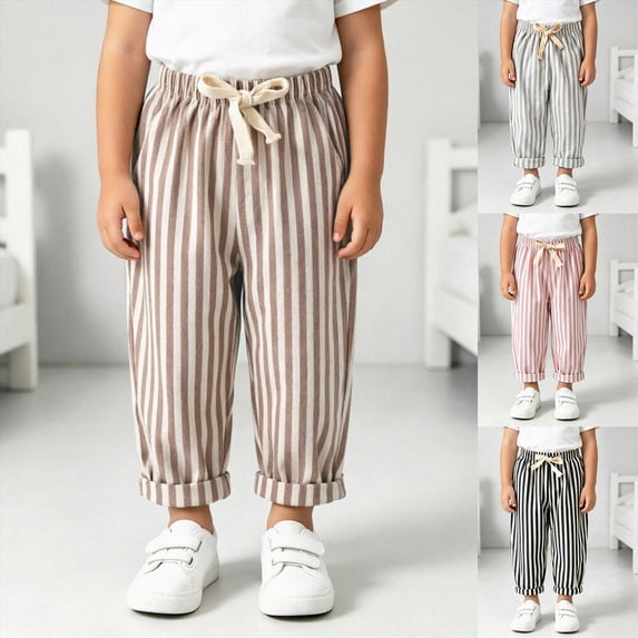 3-4 Years Child Cargo Pants for Boys Cargo Trousers Full Pants Sweatpants School Pants Fall Winter Pants School Kids Twill Joggers 1T 2T 3T 4T 5T 6T 7T 8T Pink Pants