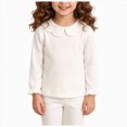 thumbnail image 1 of 3-4 Years Clothing Girls' Long Sleeved Base Layer T Shirt Back Yo School Clothes Athletic Shirts Girls, 1 of 6