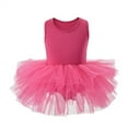 thumbnail image 1 of 3-4 Years Flower Dress for Girls Summer Spring Lace Tulle Mesh Grils Summer Dress Flower Girls Party Dance Dress for Little Girls Wine, 1 of 2