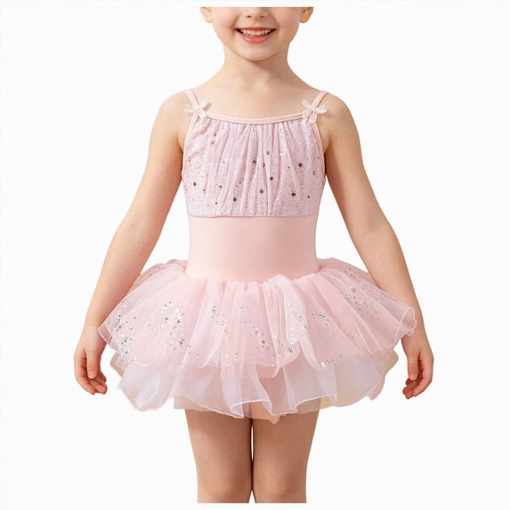 3-4 Years Newborn Ballet Leotard For Sleeveless Dance Leotard Toddler Ballerina Dress Outfits Sleep & Play One-Piece Bodysuit Newborns Everyday Wear