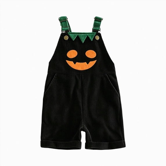3-4 Years Newborn Preemie One-Piece Jumpsuit Toddler Halloween Outfit Pumpkin Boys Girls Overalls Fall Clothes Halloween Pajamas Black Bodysuit Baby Gift