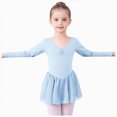 thumbnail image 1 of 3-4 Years Newborn Toddler Ballet Dance Leotards Skirt Ballerina Ballet Outfit Dresses Puff Sleeve Sleep & Play One-Piece Bodysuit Newborns Everyday Wear, 1 of 8