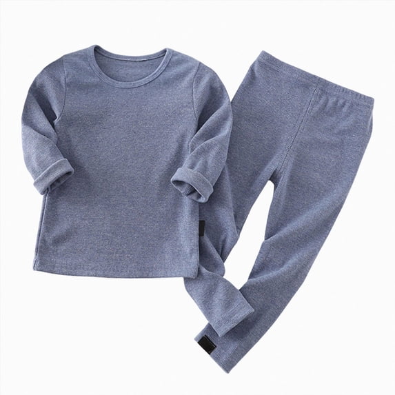 3-4 Years Toddler Boys 2 Piece Basic Outfit Set Long Sleeve Tee and Pants
