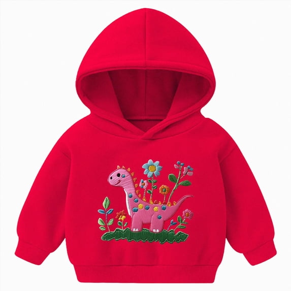 3-4 Years Toddler Boys Girls Hooded Sweatshirts Fleece Long Sleeve Pullover Cute Casual Jackets Tops Fall Winter Clothes Dinosaur Graphic Hoodies 18 24 Months 2t 3t 4t 5t 6t 7t 8t