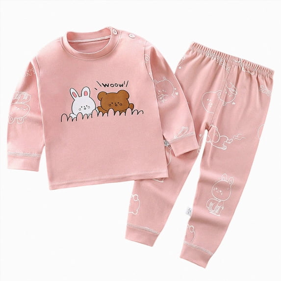 3-4 Years Toddler Girl Clothes Long Sleeve Sweatshirt with Pants Spring Fall Winter School Outfits 6-12 Months 12-24 Months 2T 3T 4T 5T 6T 7T Girl,Light Pink Outfit