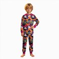 thumbnail image 1 of 3-4 Years Tween Halloween Gir Long Sleeved T Shirt And Plaid Pants Two Piece Set Halloween Pajama Pants Halloween Pajamas Kids, 1 of 9