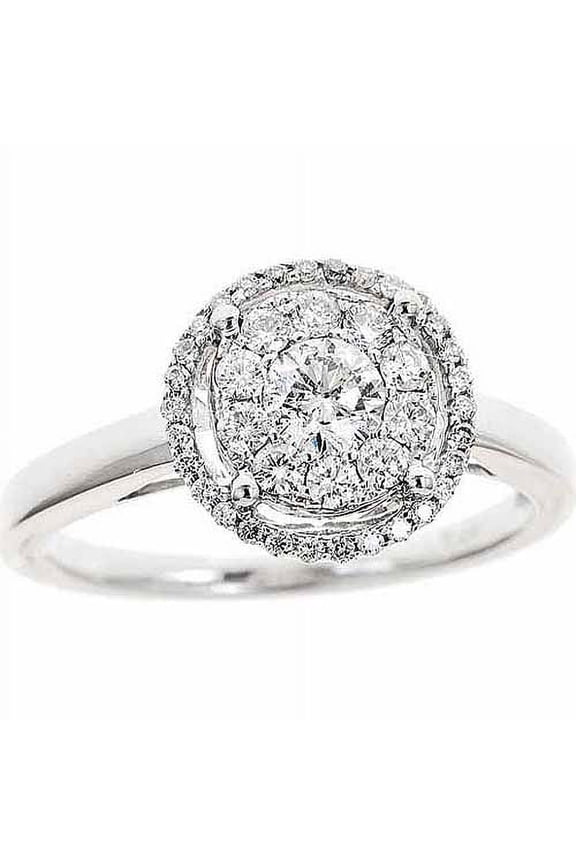 3/4-carat T.w. Round White Diamond 14-ca