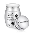 thumbnail image 1 of 3*4 cm Small Cremation Keepsake Urn for Cat Ashes Miniature Memorial Urn - Rest In Peace Little Cat-If Love Could Have Save You You Would Have Lived Forever, 1 of 7