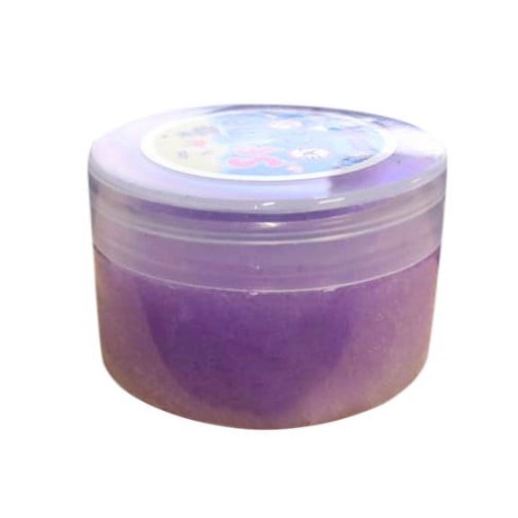 3.4 fl oz Cotton Candy Cloud Slime, Light Color Stretchy Butter Putty, Scented Stress Relief Sensory Activity for Calming Relaxation
