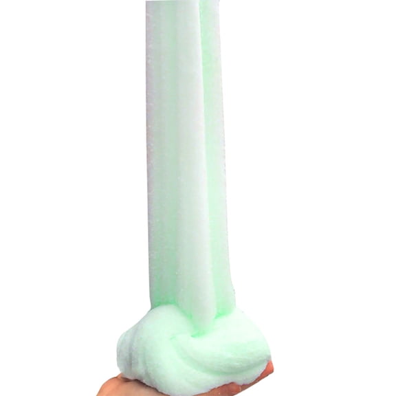 3.4 fl oz Cotton Candy Cloud Slime, Light Color Stretchy Butter Putty, Scented Stress Relief Sensory Activity for Calming Relaxation