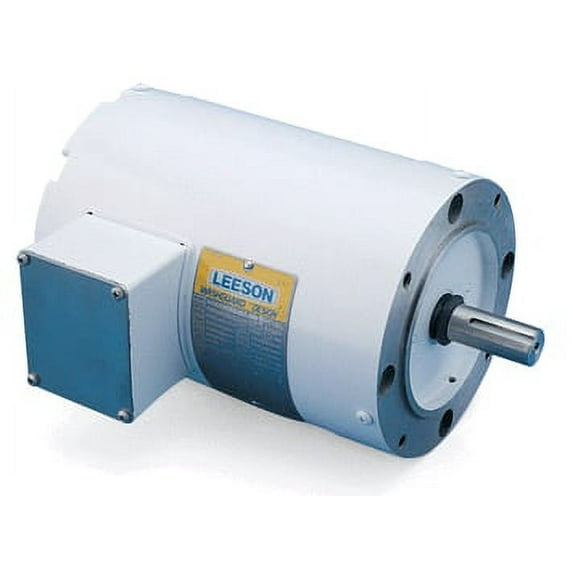 3/4 hp 1725 RPM 56C Frame TENV (no base) C-Face 208/230-460V Wash Down Duty Leeson Electric Motor # 113019