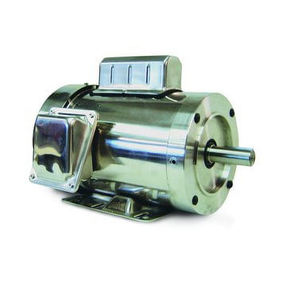 3/4 hp 1750 RPM 56C TEFC Stainless Steel w/Base Leeson Electric Motor # 191477