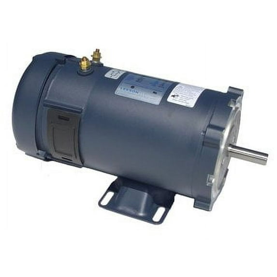 3/4 hp 1800 RPM 56C Frame 12V DC TEFC Leeson Electric Motor # 108048