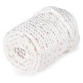 thumbnail image 1 of 3/4 in Braid Polyester Rope Bull Rigging High Force Polyester Rope 100 FT White Red, 1 of 6