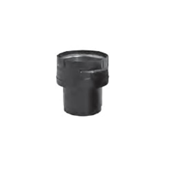 3-4 in. PelletVent Pro Appliance Adapter & Increaser Harmon - Black