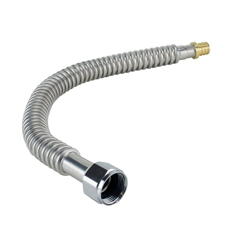 1/2 in. Stainless Steel PEX Barb x 3/4 in. Female Pipe Thread x 18 in. Water Heater Connector 1/2 in. Stainless Steel PEX Barb x 3/4 in. Female Pipe Thread x 18 in. Water Heater Connector