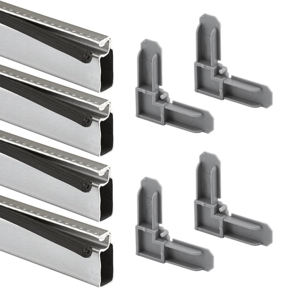 3/4 in. x 5/16 in. x 60 in. (5 ft.) Screen Frame Kit, Gray (1 kit)
