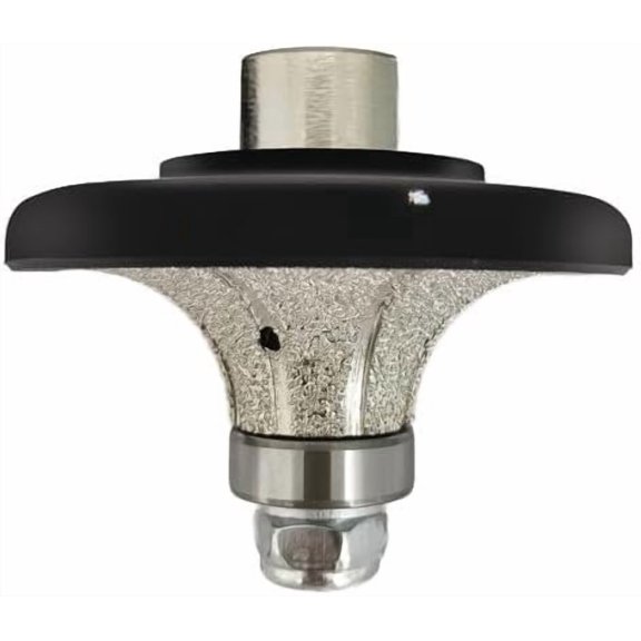 3/4 inch B20 Demi bullnose Half Bullnose Profile Wheel Hand Profiler Router Bit with 5/8-11 Thread for Polisher Granite Marble Concrete and Countertop Shaping