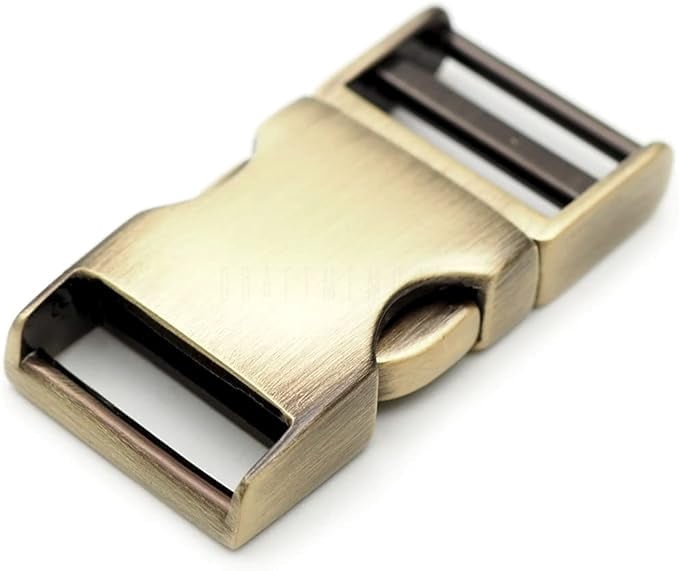 3/4 inch Metal Curved Side Release Buckle Clip Lock for Belt Paracord ...