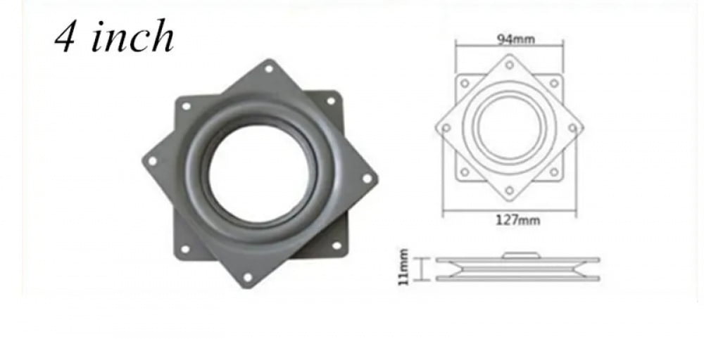 3/4 inch Swivel Plates Bearing Display stand turntable Lazy susan 360 ...