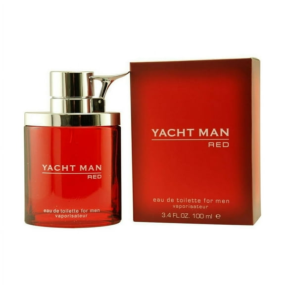 3.4 oz Mens Yacht Man Red Eau De Toilette Spray