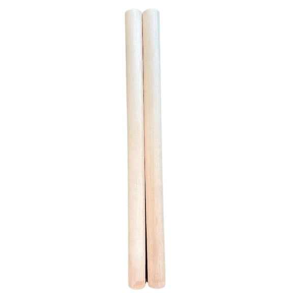 3/4 x 12 Inch Dowel Rods Wood Sticks Unfinished Hardwood (2)