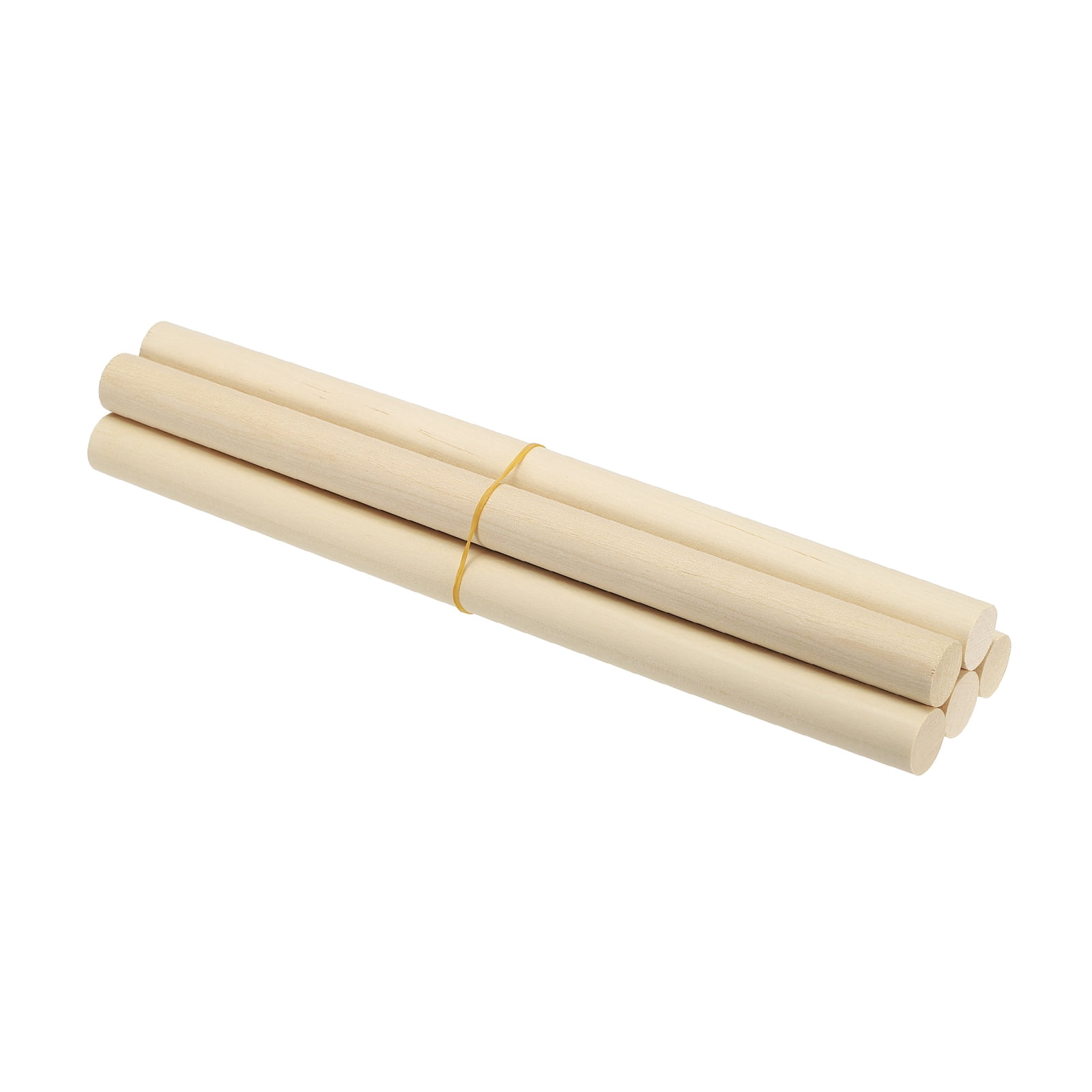 Uxcell Wooden Dowel Rod, Wood Dowels Unfinished Round Wood Sticks Hardwood Sticks for DIY Craft 3/4 x 12 Inch