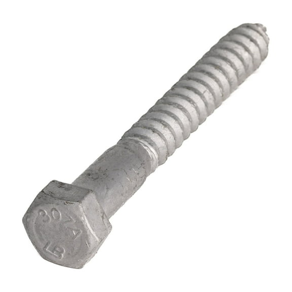 3/4" x 2-1/2" Hot Dipped Galvanized Lag Screws, Grade A, Quantity 25- by Fastener Depot, LLC