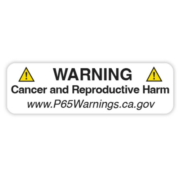 Proposition 65 Warning Label