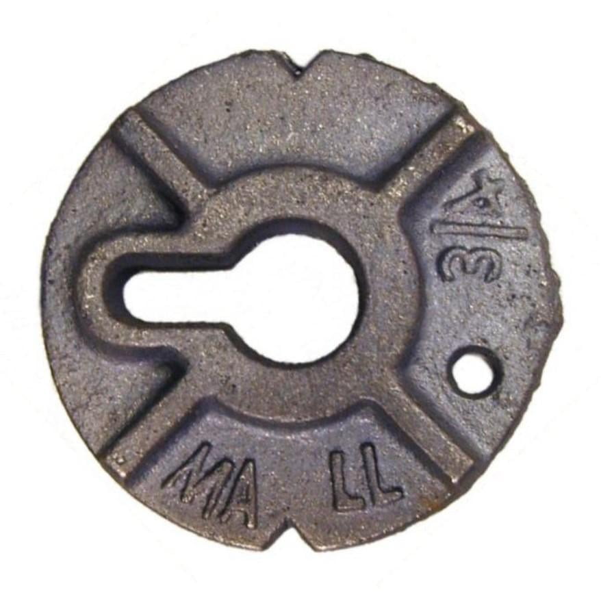 3/4" x 27/32" x 2-31/32" x 7/16" Plain Grade 2 Malleable Washers (61 pcs.)