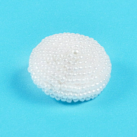 3 /4" x 3/4" Beaded Button