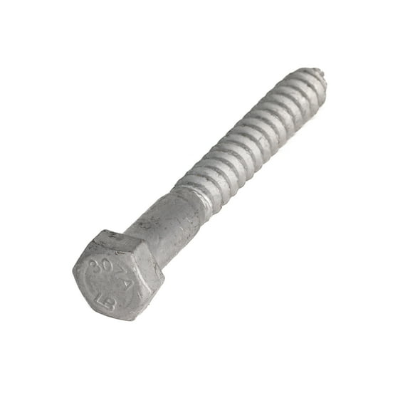 3/4" x 5-1/2" Hot Dipped Galvanized Lag Screws, Grade A, Quantity 20- by Fastener Depot, LLC