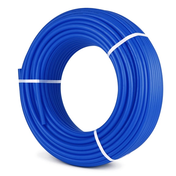 3/4" x 500ft Blue Non-Barrier PEX-B Tubing Coil for Hot/Cold Water Plumbing & Open Loop Radiant Floor Heating