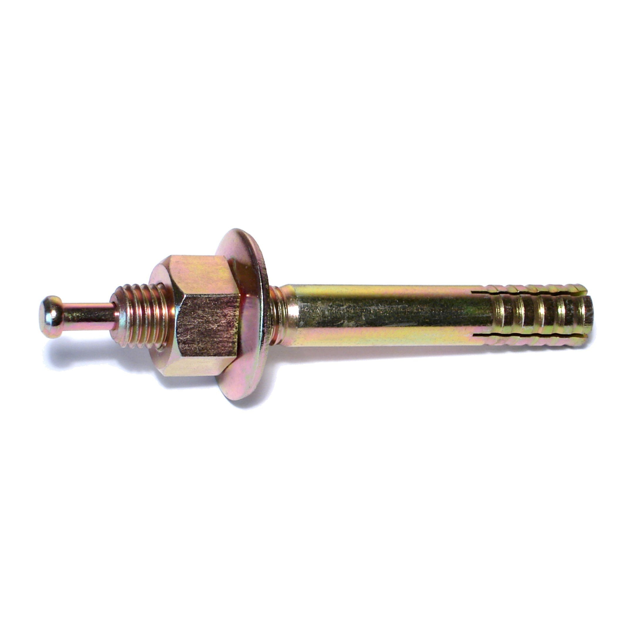 3/4" x 6" Zinc Plated Steel Hammer Drive Anchors (10 pcs.)