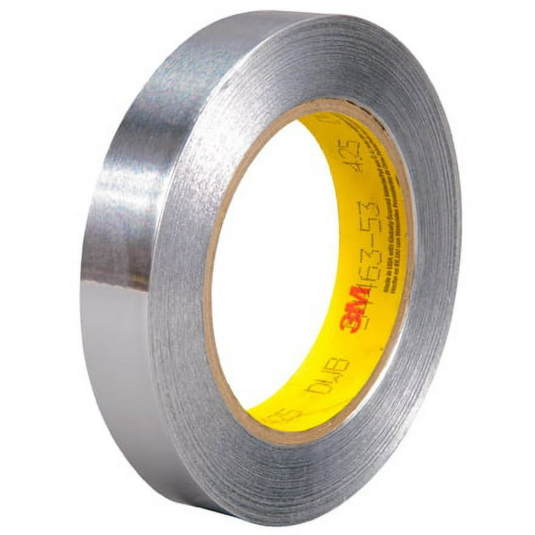 3M 425 Aluminium Metallic Tape - Grey - 19 mm x 55 m x 0.12 mm - Per box of  48 rolls