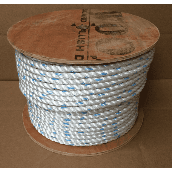 3/4" x 600' Polydac Poly Dacron Combo Rope MTC Dock Line & Anchor