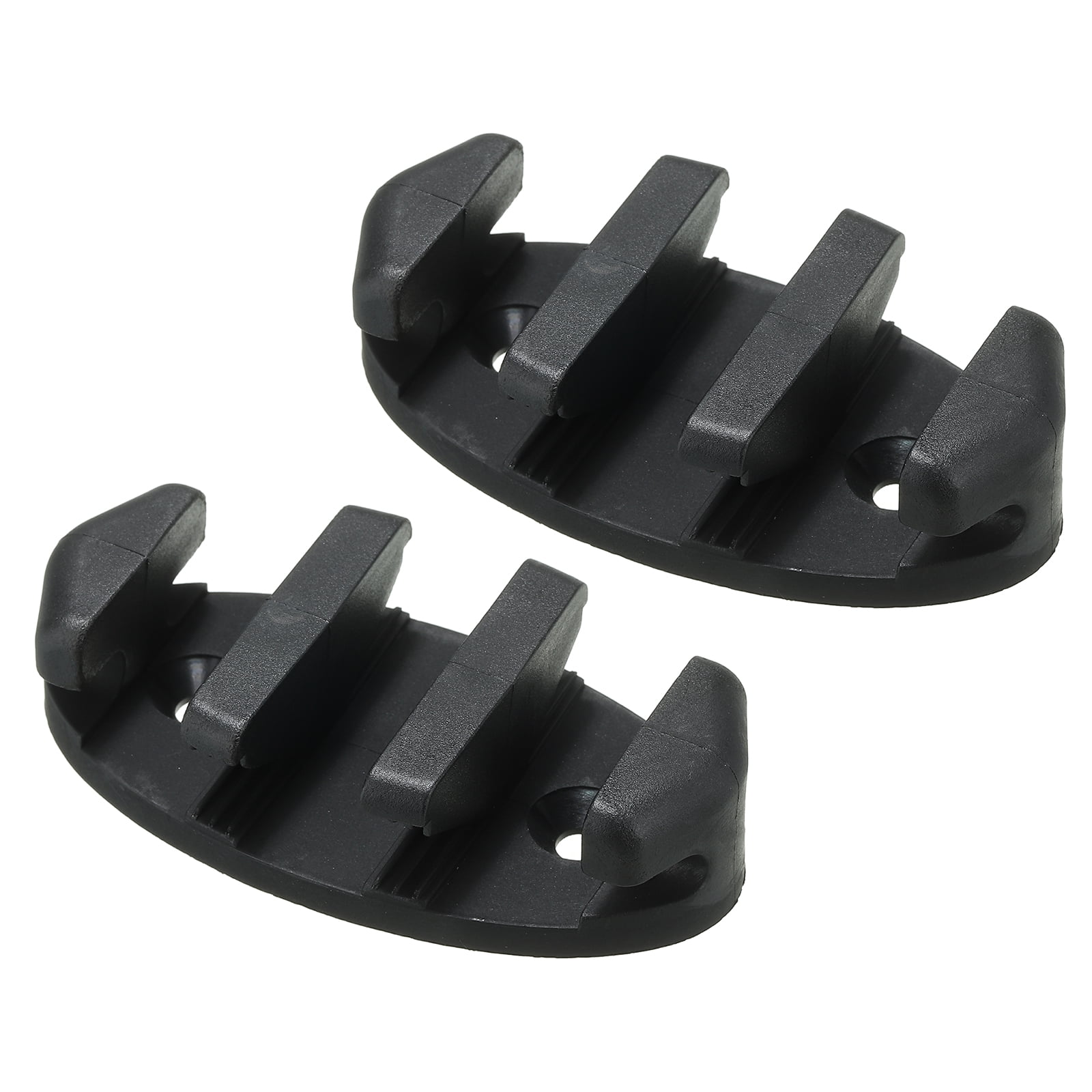 FDXGYH Set di 2 tacchetti per kayak a zig zag, con presa rapida, per canoa, elica, pagaia, kayak, colore nero