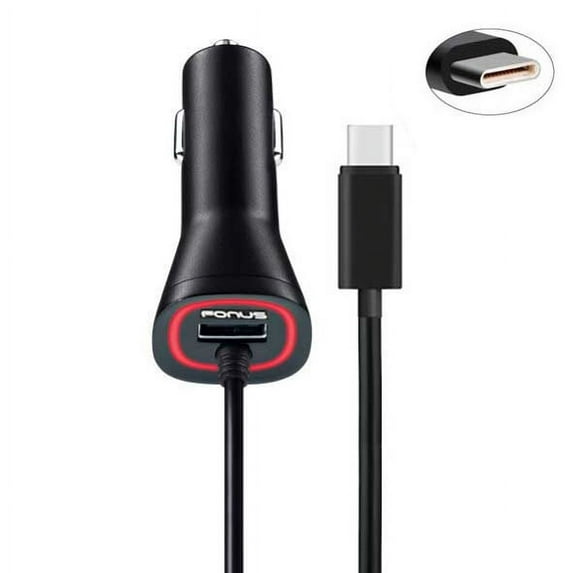 3.4A Car Charger for Motorola Moto G Power 5G (2023)/5G Stylus (2023), Edge Plus (2023) Phone - Type-C Power Adapter DC Socket K4R
