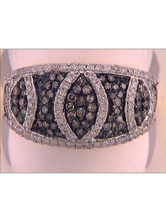 3/4CTW-DIA FASHION BROWN RING
