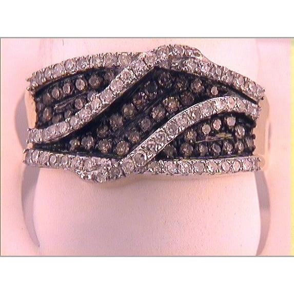 3/4CTW-DIA FASHION BROWN RING