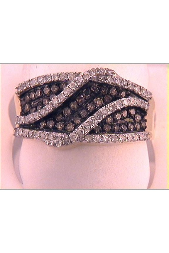 3/4CTW-DIA FASHION BROWN RING
