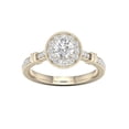 thumbnail image 1 of 3/4Ct TDW Diamond 14k Yellow Gold Halo Engagement Ring (I-J, I2), 1 of 4