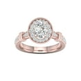 thumbnail image 1 of 3/4Ct TDW Oval Diamond 14k Rose Gold Halo Engagement Ring (I-J, I2), 1 of 4