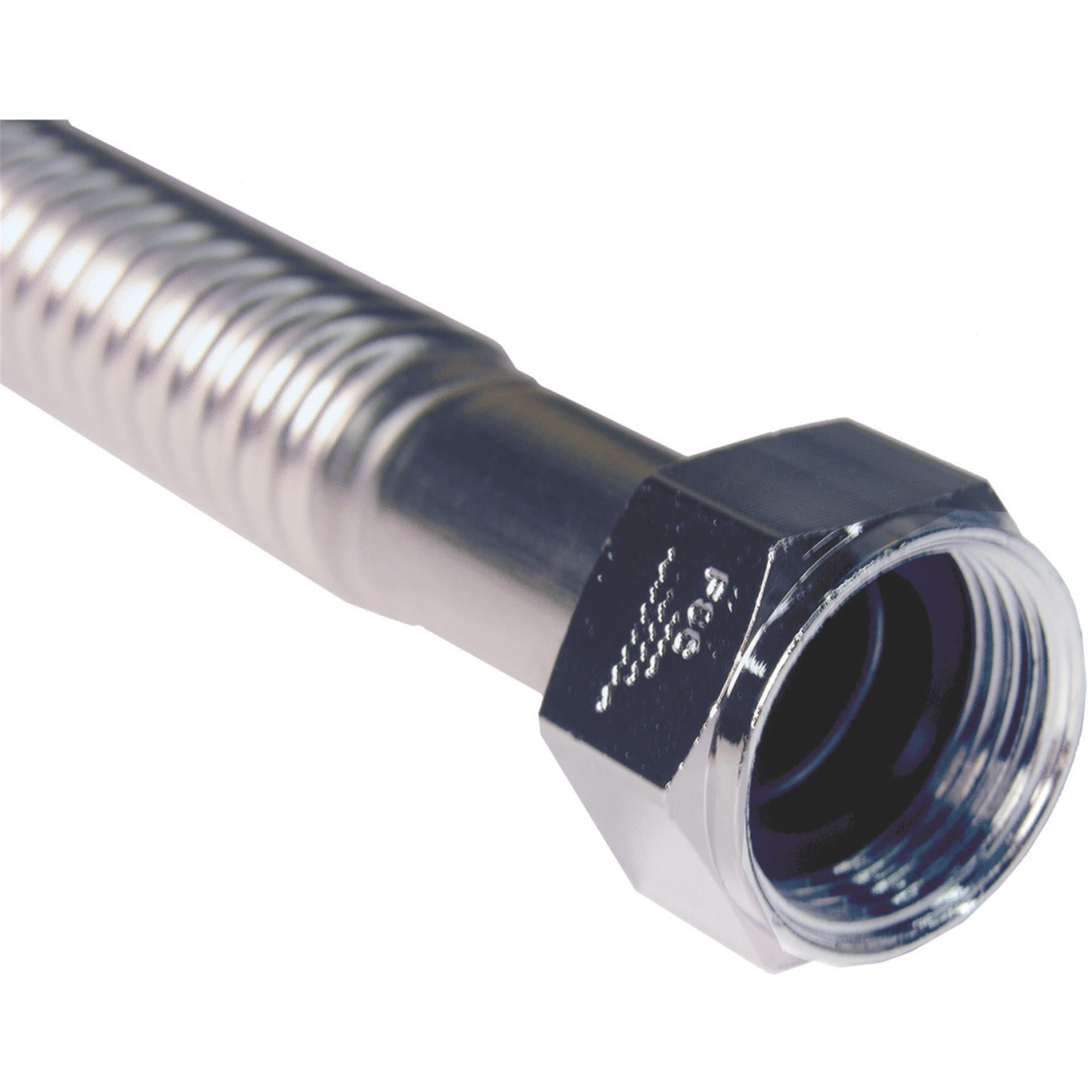 Lasco Fittings Water Heater Connector Corrugated - Easy Installation - 3/4 In. FIP x 36 In. FIP — Residential Use, Standard Application