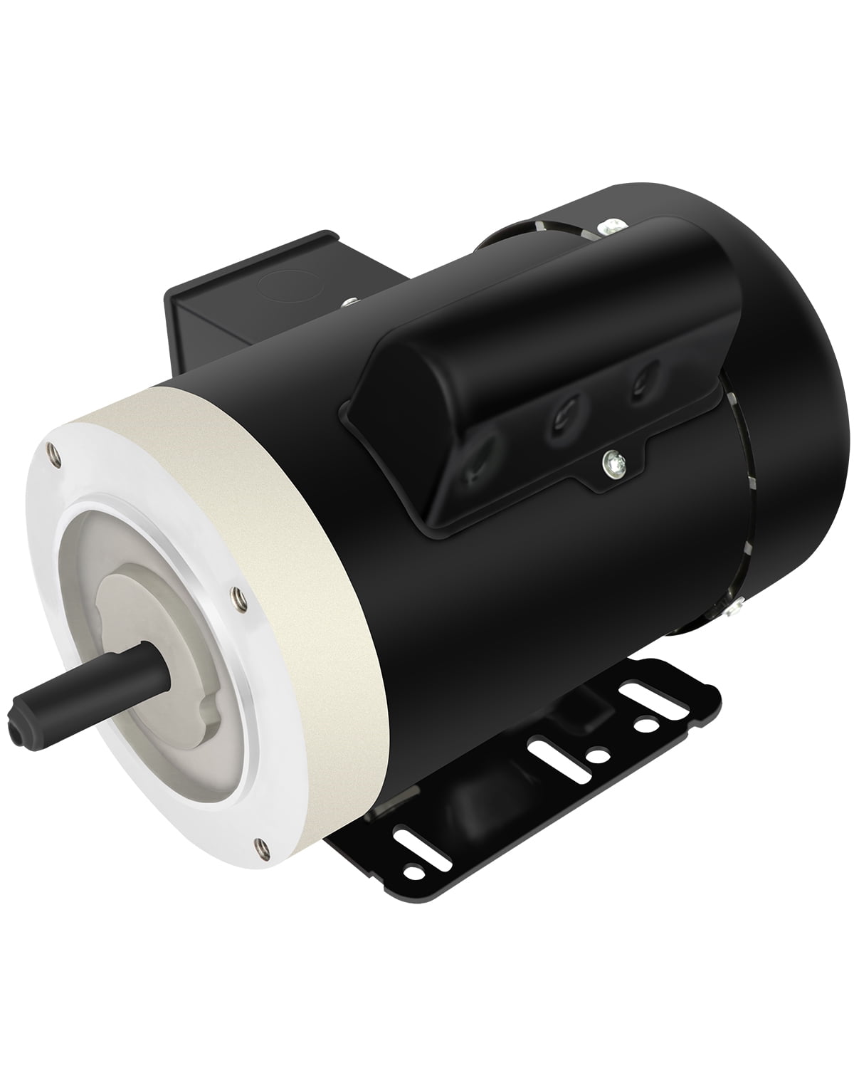 3/4HP Electric Motor 1725RPM General Purpose Single Phase Motor 115V/230V 56C Frame 5/8"Shaft Diameter Rolled Steel Shell 60HZ TEFC