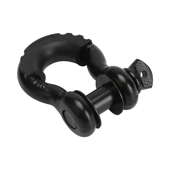 Ozark Trail 3/4 Inch D-Ring Shackle Black for Towing Capacity Up to 10,000 Lbs