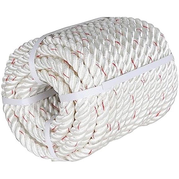 3/4In x 100FT Arborist Bull Rope | High Strength Polyester | Tree Rigging Line Utility Line | Double Polyester Rope$$Tools & Hardware Other