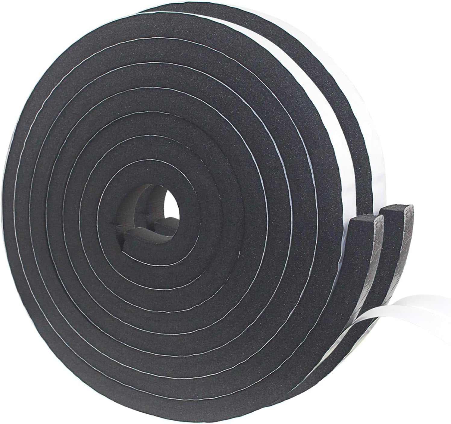 3/4In x 5/16In x 33Ft Foam Insulation Tape Weather Stripping Seal Strip ...