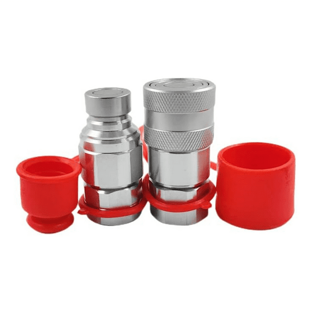 3/4Inch NPT Skid Steer Flat Face Hydraulic Quick Connect Couplers